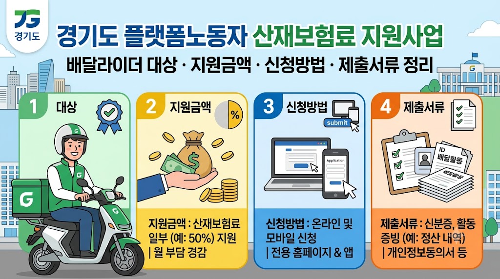 경기도배달라이더산재보험이미지
